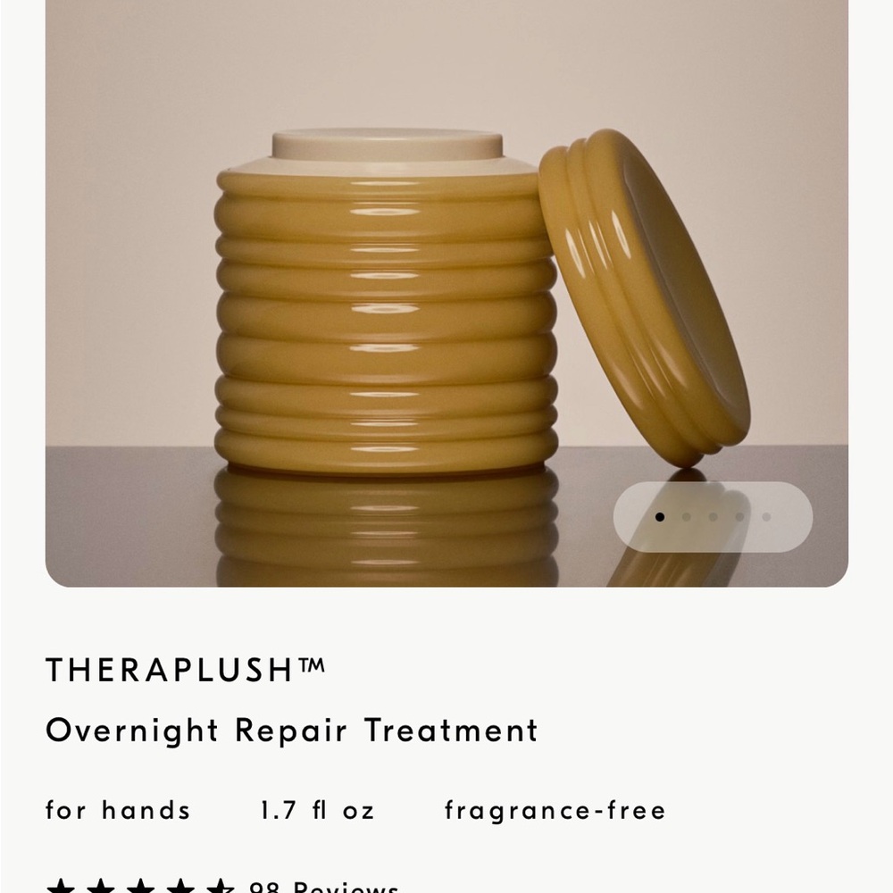 THERAPLUSH overnight repair treatment for hands